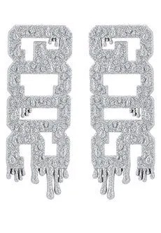 Серьги GCDS