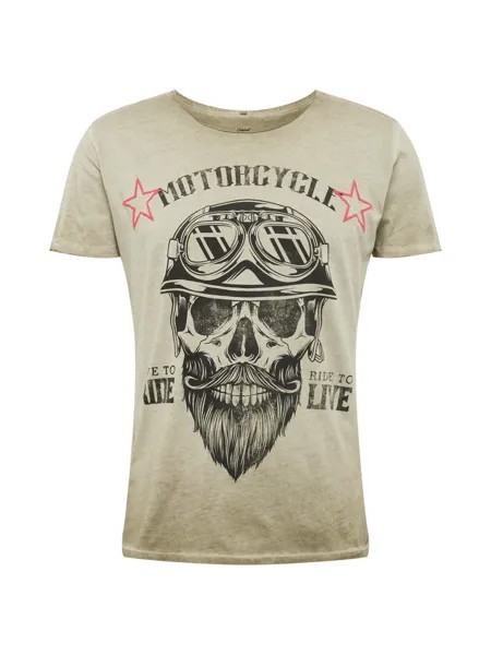 Футболка стандартного кроя Key Largo MT BEARDED BIKDER, хаки