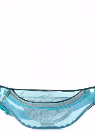 Поясная сумка женская Calzetti TRANSPARENT BELT BAG NEW, голубой/черный