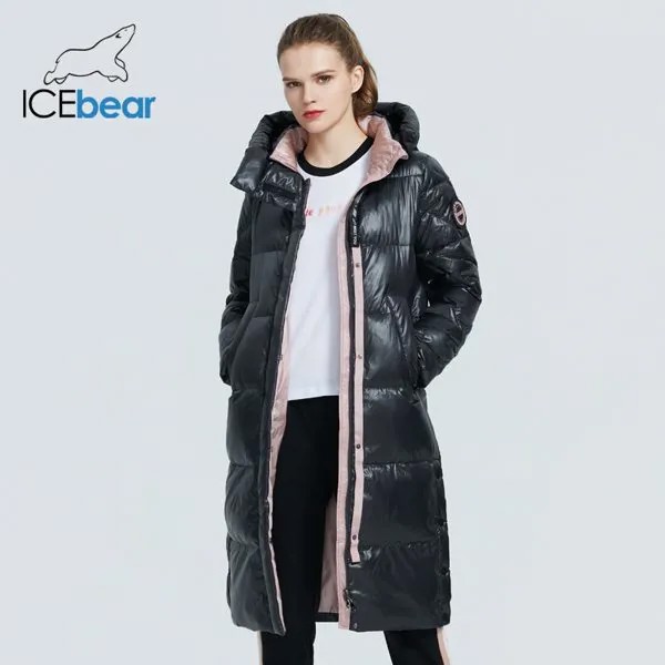 ICEbear 2021 новый продукт женская парка высокого качества модное длинное пальто зимнее качественное женское пальто GWD20155D