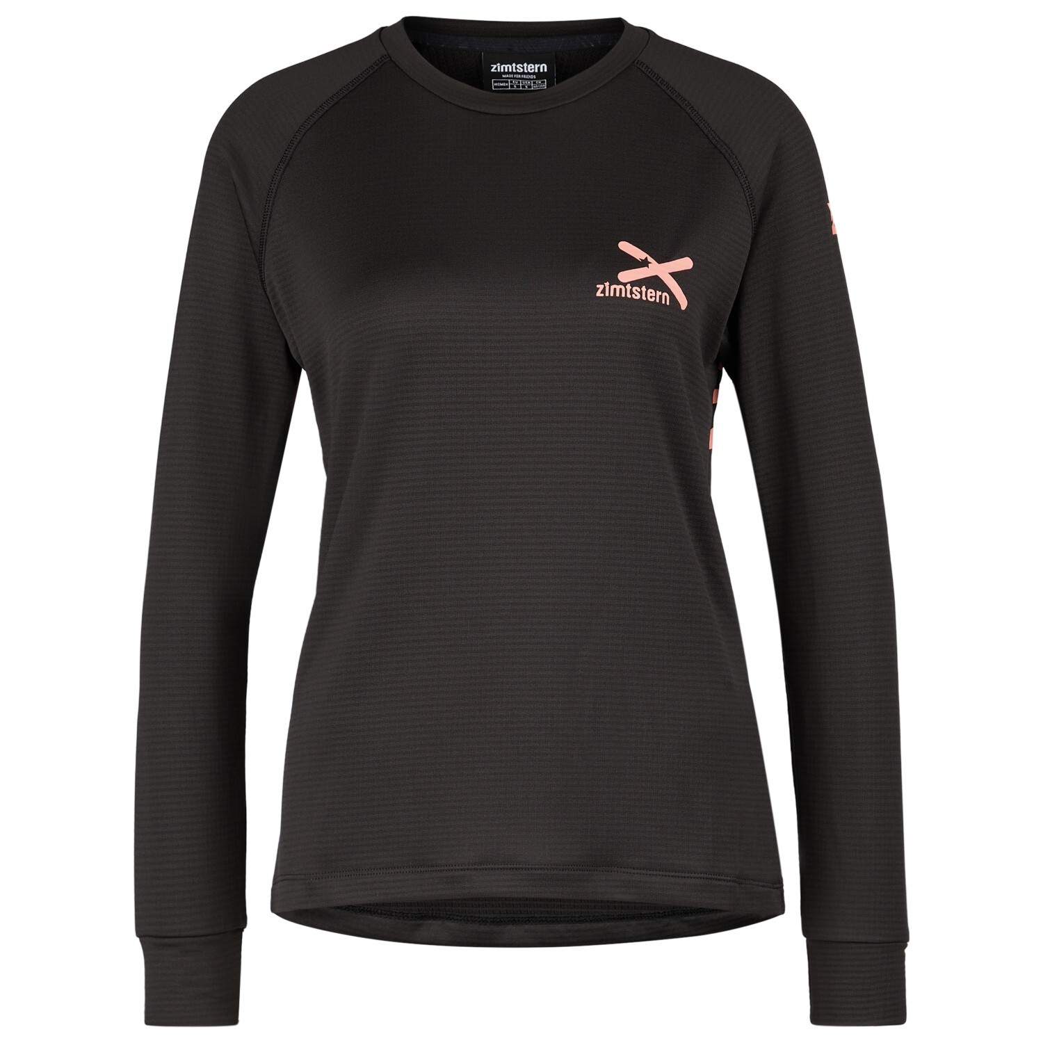 Флисовый свитер Zimtstern Crewz Shirt L/S, цвет Pirate Black