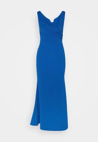 Платье из джерси Kai Off The Shoulder Maxi Dress WAL G, цвет electric blue