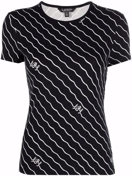 Lauren Ralph Lauren футболка узкого кроя с полосками