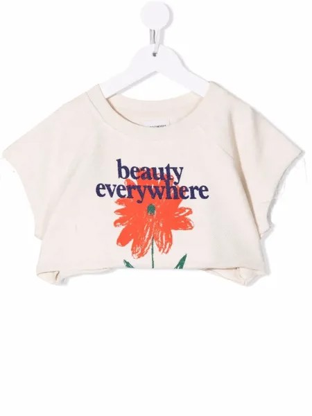 Bobo Choses slogan cropped T-shirt