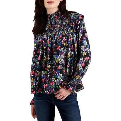 Женская блузка French Connection с оборками и цветочным принтом с расклешенными рукавами BHFO 0615