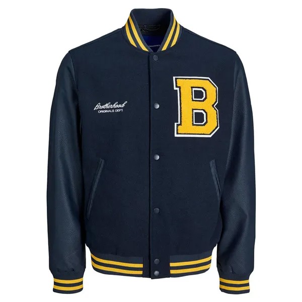 Куртка Jack & Jones College Wool Blend Bomber Noos Bomber, синий