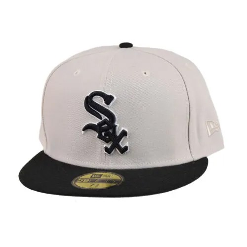 Мужская кепка New Era Chicago White Sox World Class 59Fifty бежево-черная