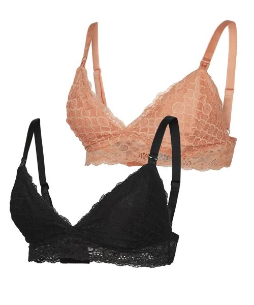 Бюстгальтер Mamalicious SIDSEL, цвет Peach/Black