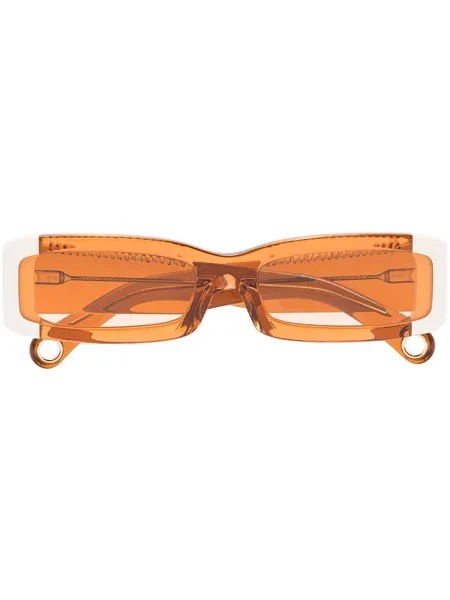 Jacquemus солнцезащитные очки Les lunettes 97 в прямоугольной оправе