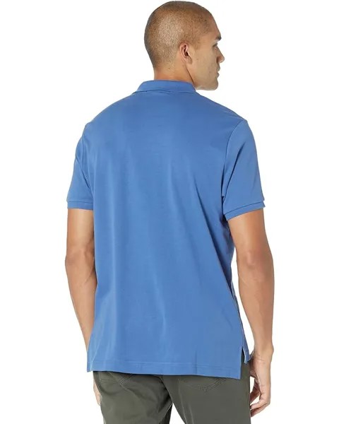 Поло U.S. POLO ASSN. Solid Interlock Polo, цвет Ceramic Blue