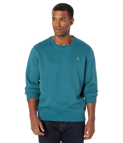 Пуловер U.S. POLO ASSN., Long Sleeve Popover Crew Neck Fleece Sweatshirt