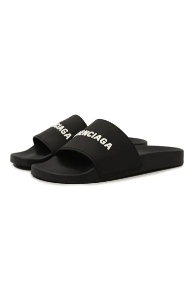 Резиновые шлепанцы Pool Balenciaga