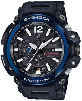 Японские наручные  мужские часы Casio GPW-2000-1A2. Коллекция G-Shock