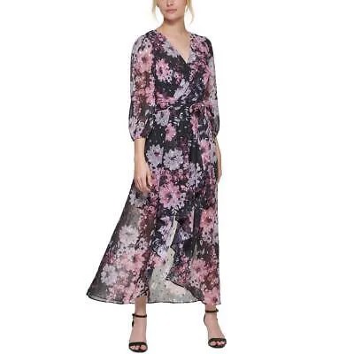 Женское платье миди с запахом и цветочным принтом Eliza J BHFO 4531
