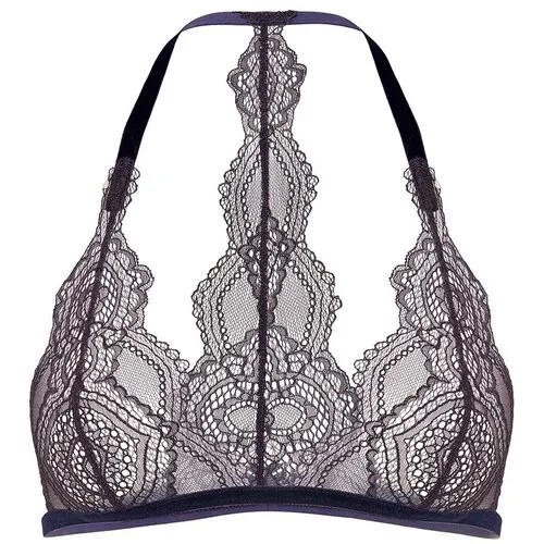Бюстгальтер бралетт  Asya Muravieva lingerie, кружевной, размер s, фиолетовый
