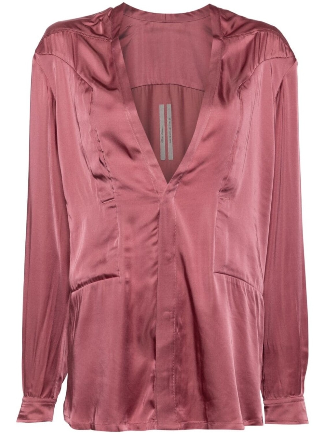 Rick Owens рубашка Secret Larry, розовый