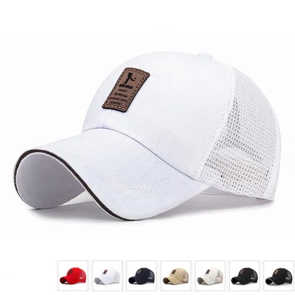 7 цветов Мужчины Женщины Весна Лето Snapback Быстрая сухая сетка Бейсболка Солнце Шляпа Дышащие шляпы