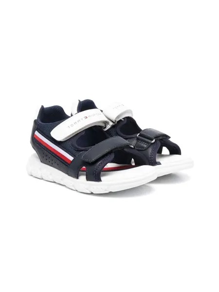 Tommy Hilfiger Junior сандалии на липучках с логотипом