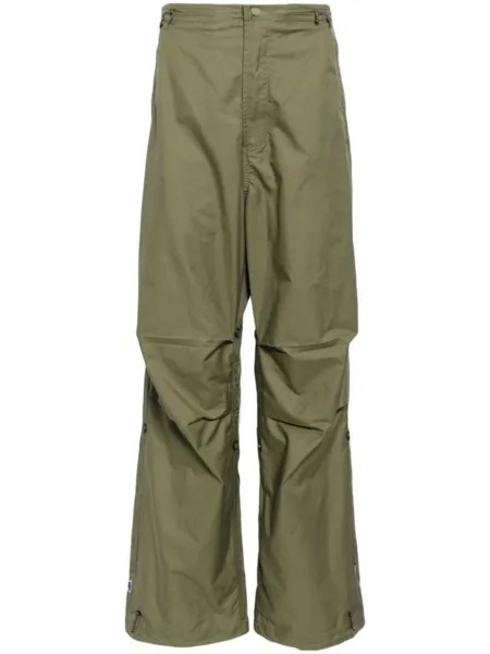 Maharishi широкие брюки из коллаборации с Jean-Michel Basquiat, зеленый