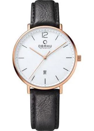 Fashion наручные  мужские часы Obaku V181GDVWRB. Коллекция Leather