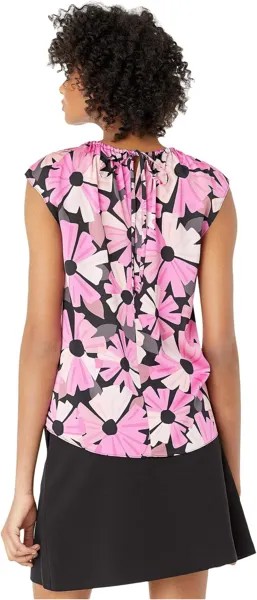Рубашка Kate Spade New York Wallflower Tie Neck Shell, черный