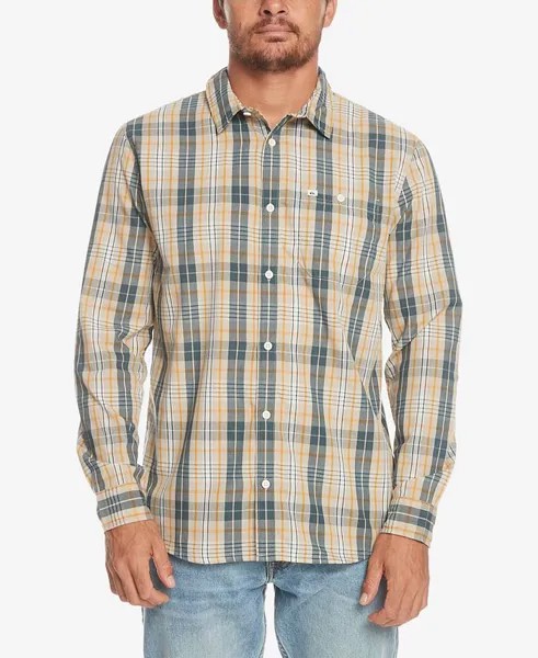 Мужская рубашка с длинным рукавом Swinton Quiksilver, цвет Snow White Swinton Long Sleeve