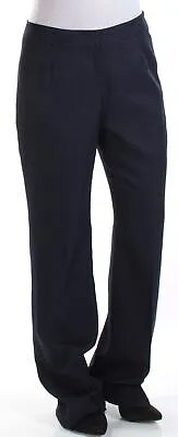 LE SUIT Женские темно-синие прямые брюки для работы 4