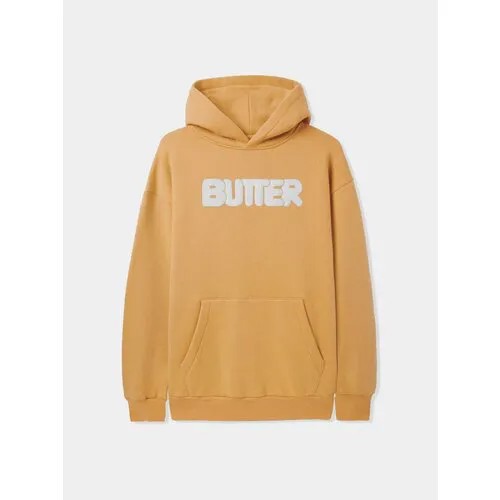 Худи Butter Goods ROUNDED LOGO PULLOVER, размер L, желтый