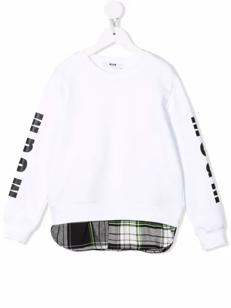 MSGM Kids толстовка с логотипом