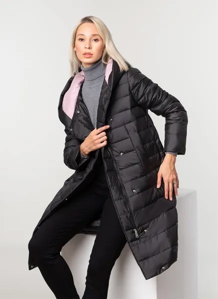 Пальто женское Napoli 61665 черное 46 RU