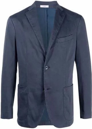Boglioli однобортный пиджак с накладными карманами