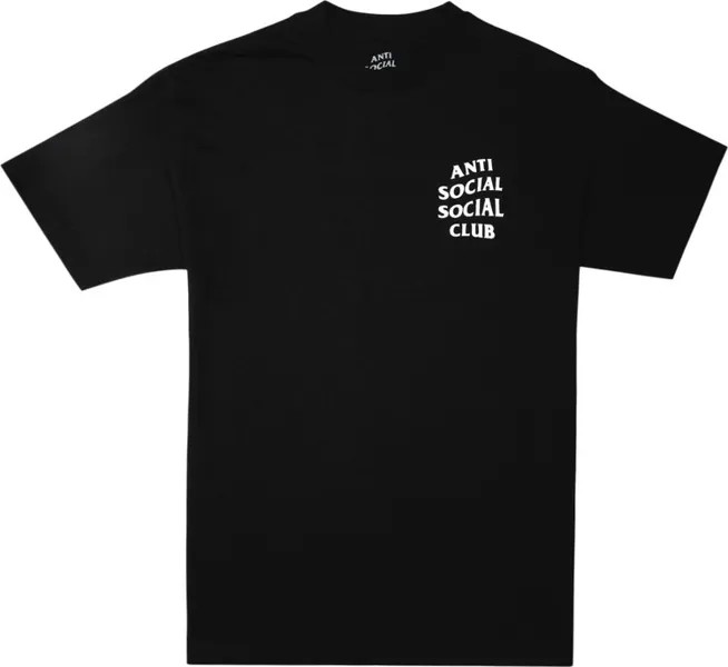 Футболка Anti Social Social Club Logo 2 T-Shirt 'Black', черный