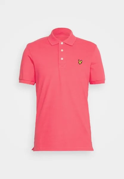 Поло PLAIN  Lyle & Scott, фуксия пестрая