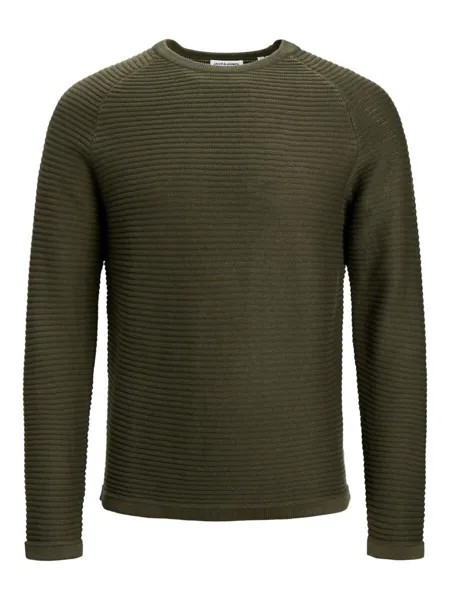 Свитер JACK & JONES CREW, зеленый
