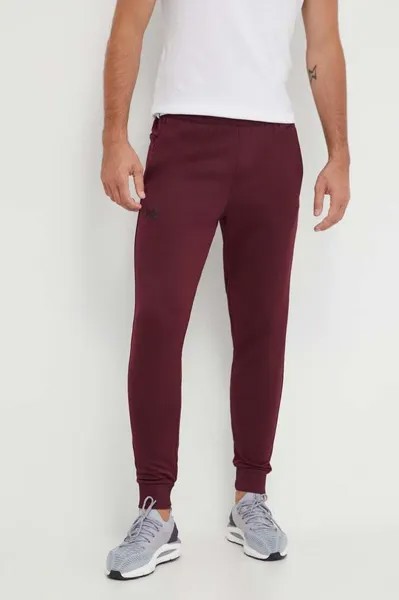 Спортивные брюки Armor из флиса Under Armour, бордовый