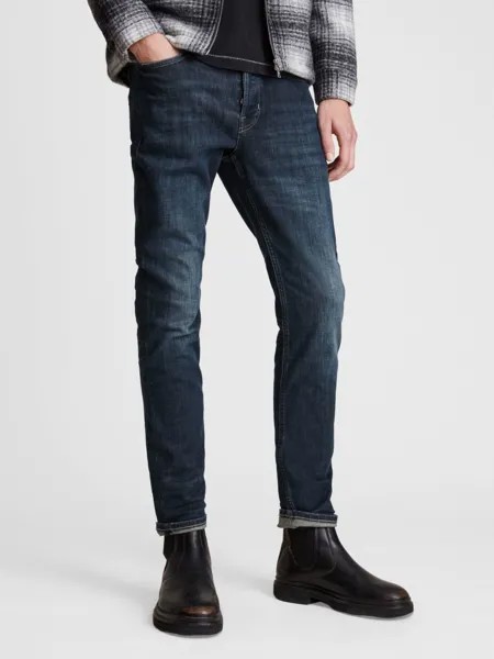 Джинсы AllSaints Rex Slim, синие