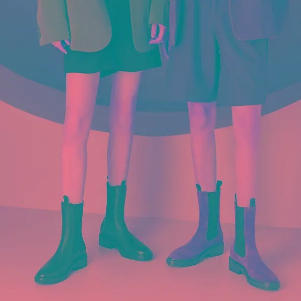 MOOQDAAX 2022 S зимние ботинки женские английские винтажные вязаные Ботинки Челси из воловьей кожи ботильоны женские Универсальные ботинки для ж...