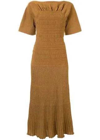 Proenza Schouler трикотажное платье со сборками