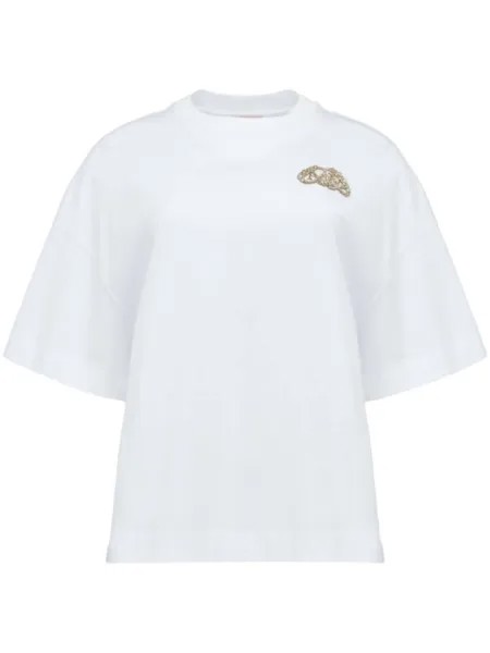 Alexander McQueen футболка Seal с логотипом, белый