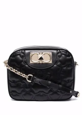 Salvatore Ferragamo стеганая сумка через плечо с логотипом