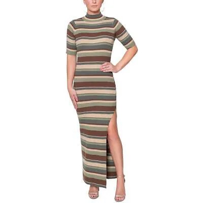 Rachel Rachel Roy Женская рубашка-свитер в коричневую полоску Esme L BHFO 8160
