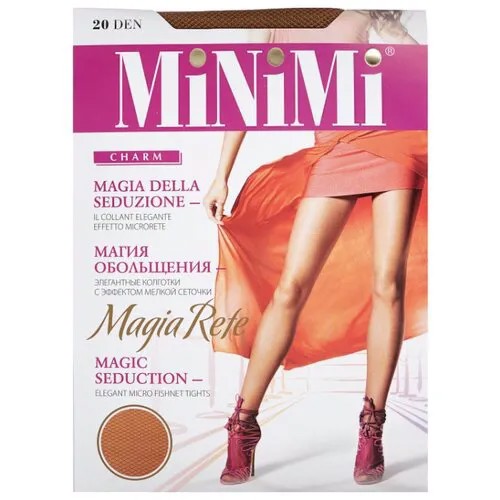 Колготки MiNiMi Magia Rete 20 den, размер 1/2-S, noce (коричневый)
