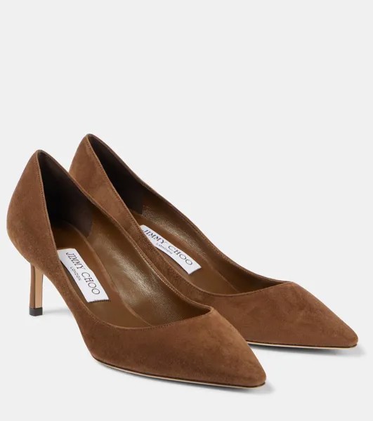 Туфли Romy 60 из замши Jimmy Choo, цвет oak