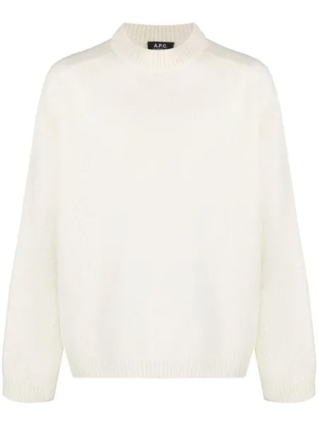 A.P.C. джемпер из смесовой шерсти, белый