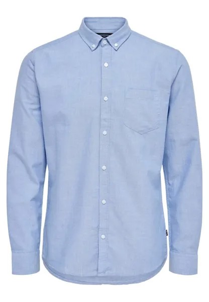 Рубашка ONSALVARO OXFORD SHIRT Only & Sons, кашемир синий