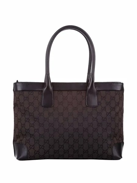 Gucci Pre-Owned сумка-тоут с узором GG Supreme