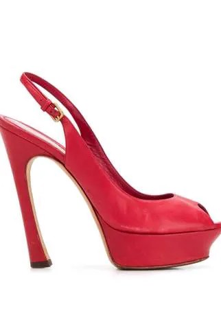 Yves Saint Laurent Pre-Owned туфли 2000-х годов на платформе