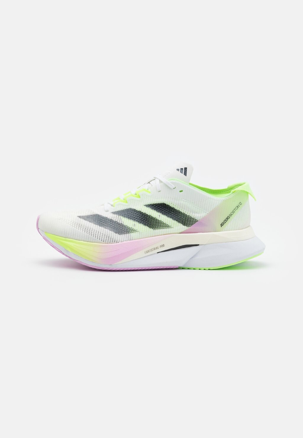 Нейтральные кроссовки ADIZERO BOSTON adidas Performance, цвет footwear white/core black/green spark