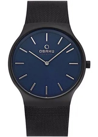 Fashion наручные  мужские часы Obaku V178GXBLMB. Коллекция Mesh