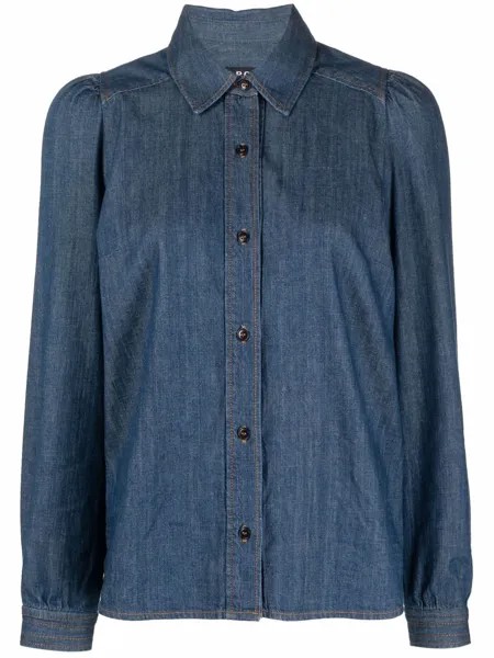 A.P.C. джинсовая рубашка